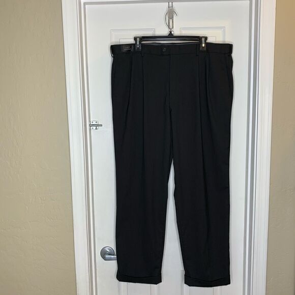 Dockers Black Rolled Cuff Pants - Picture 1 of 7